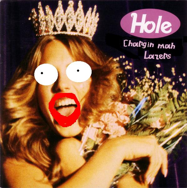 Album cover parody of Live Through This by Hole